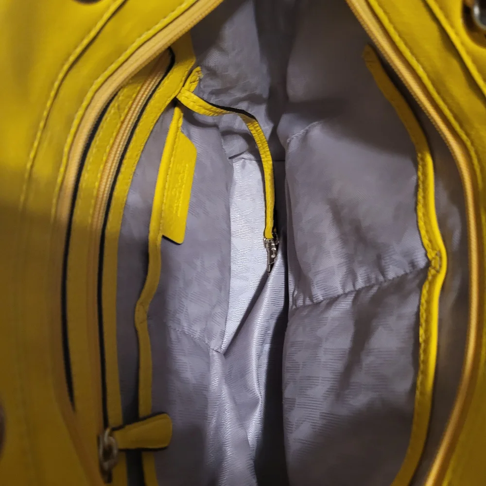 Michael Kors Yellow Tote Bag - Picture 6 of 7